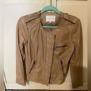Lucky brand genuine leather jacket
